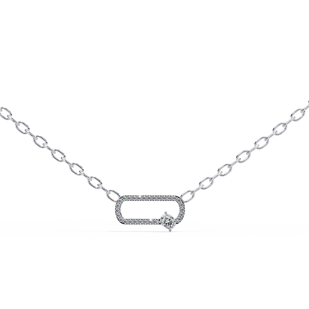 Diamond Pendant for Women | Sleek Pendant | Ozziva