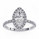 Diamond Ring for Women | Marquise Diamond | Ozziva