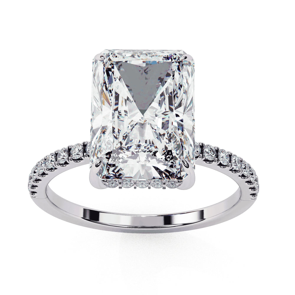 Diamond Ring for Women | Radiant Cut Ring | Ozziva
