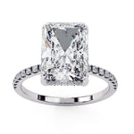 Diamond Ring for Women | Radiant Cut Ring | Ozziva