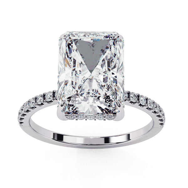 Diamond Ring for Women | Radiant Cut Ring | Ozziva