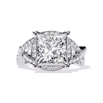 Diamond Ring for Women | Split Shank Ring | Ozziva