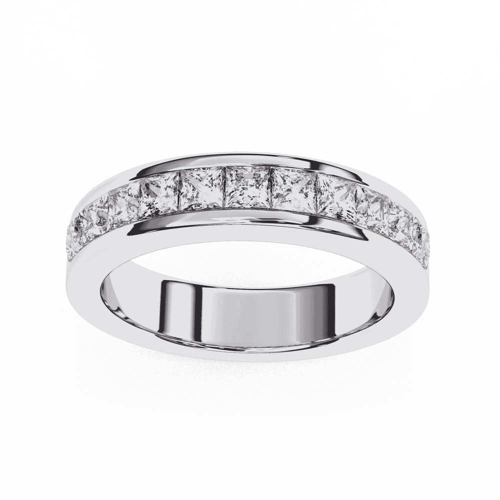 Diamond Band Ring for Women | Channel Band | Ozziva