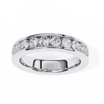 Diamond Band Ring for Women | Channel Band | Ozziva