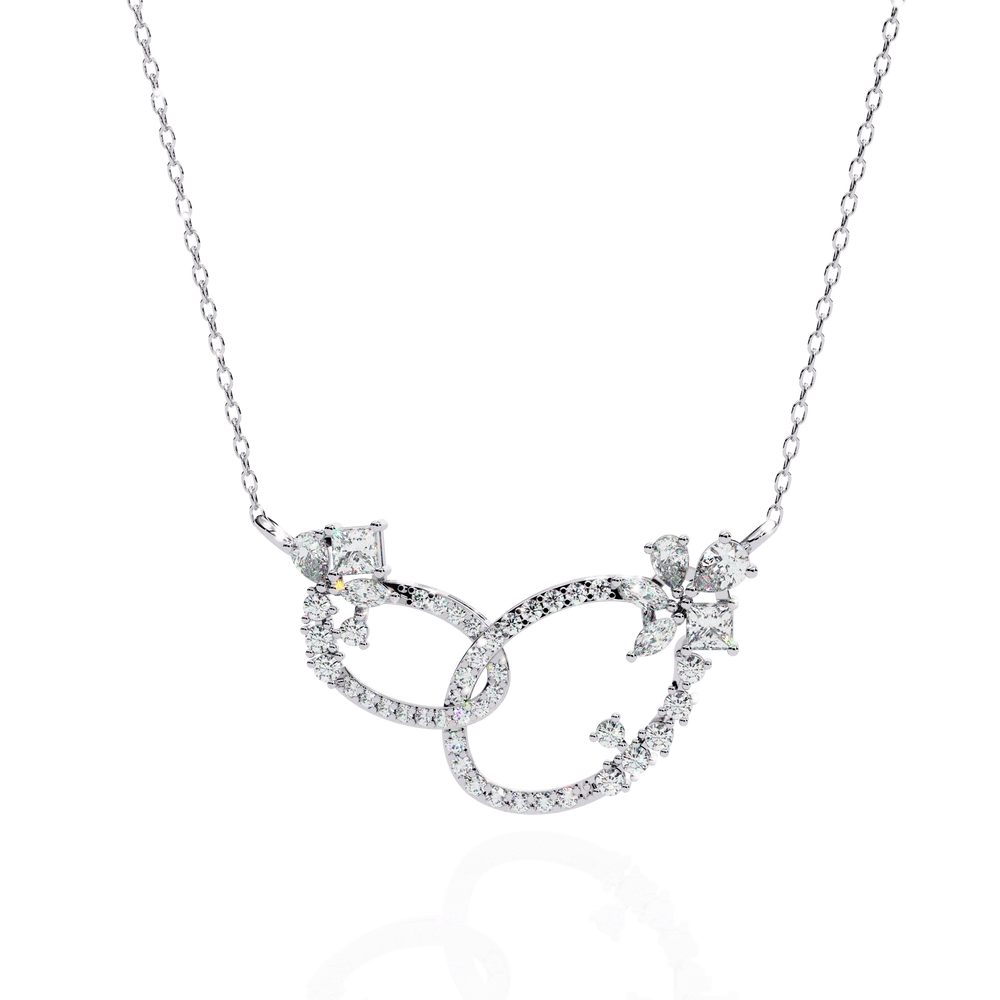 Diamond Necklace for Women | Brilliant Cut | Ozziva
