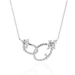 Diamond Necklace for Women | Brilliant Cut | Ozziva
