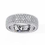 Diamond Eternity Ring | Pavé Dome Band | Ozziva