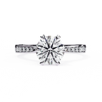 Diamond Engagement Ring | Pavé Ring | Ozziva