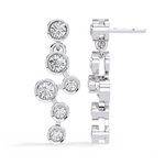 Diamond Stud Earrings for Women | Solitaire Stud | Ozziva