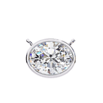 Diamond Pendant Necklace | Minimal Pendant | Ozziva