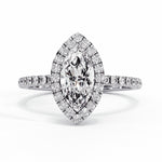 Diamond Ring for Women | Marquise Diamond | Ozziva