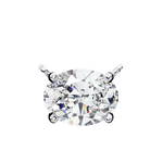 Diamond Pendant Necklace | Oval Diamond Pendant | Ozziva