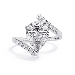 Diamond Ring for Women | Pear Bypass Ring | Ozziva