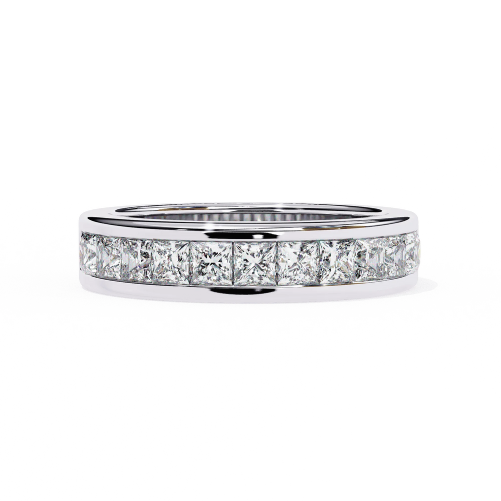 Diamond Band Ring for Women | Channel Band | Ozziva