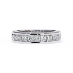 Diamond Band Ring for Women | Channel Band | Ozziva
