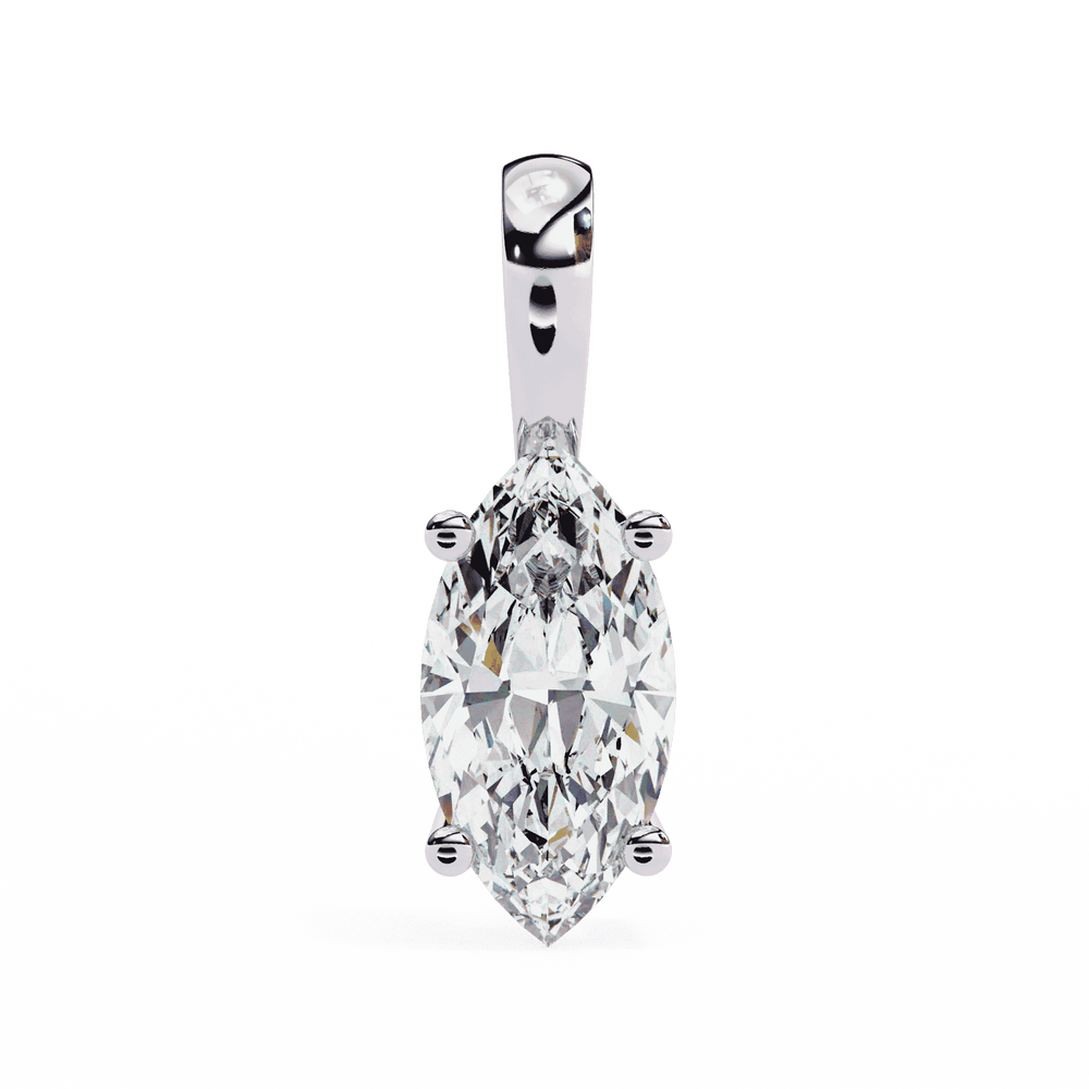 Diamond Pendant for Women | Marquise Pendant | Ozziva