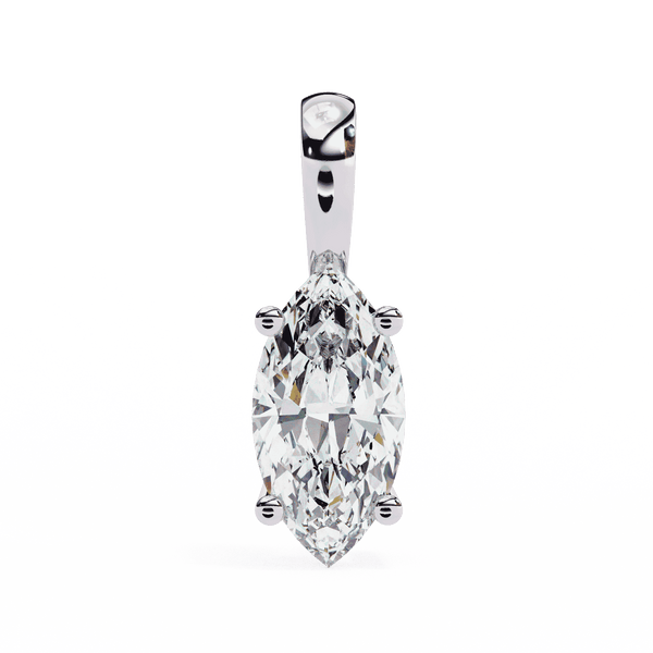 Diamond Pendant for Women | Marquise Pendant | Ozziva