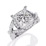 Diamond Ring for Women | Split Shank Ring | Ozziva