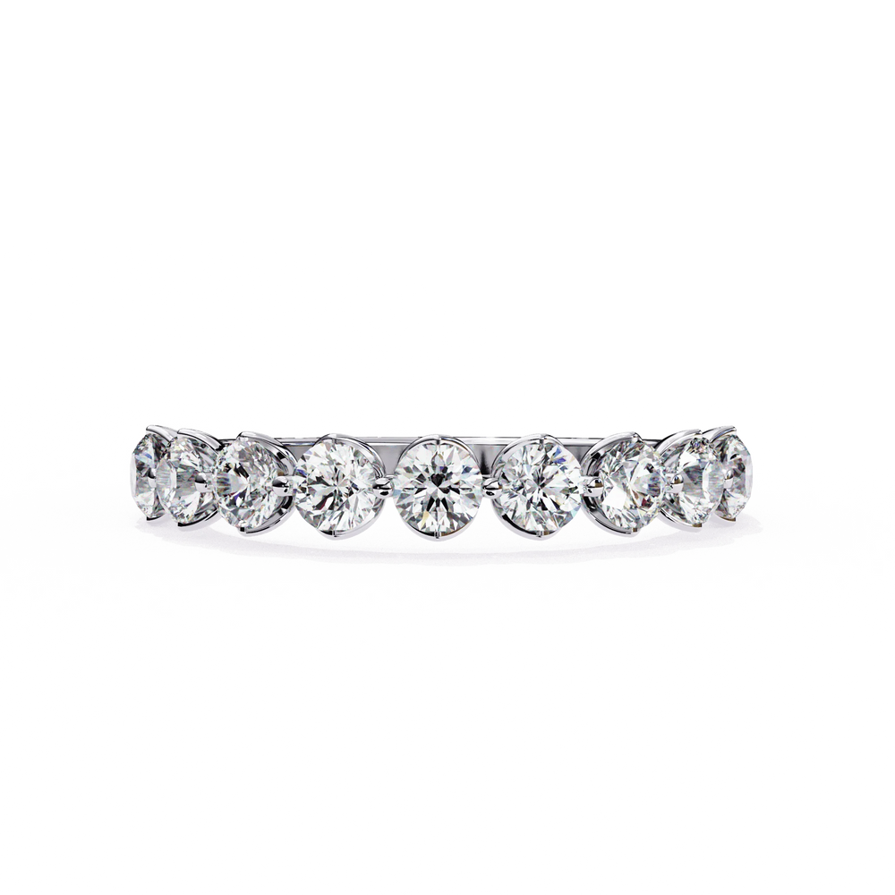 Diamond Band Ring for Women | Graduated Band | Ozziva