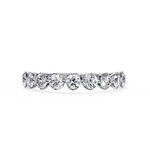 Diamond Band Ring for Women | Graduated Band | Ozziva