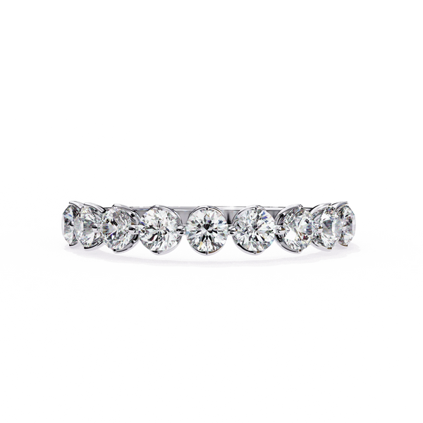 Diamond Band Ring for Women | Graduated Band | Ozziva