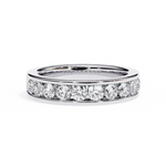 Diamond Band Ring for Women | Channel Band | Ozziva