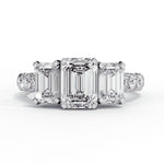 Diamond Ring for Women | Emerald Cut Ring | Ozziva