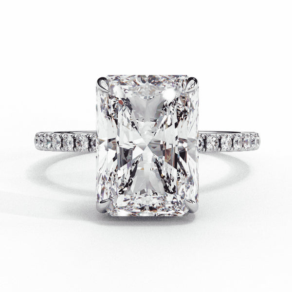 Diamond Ring for Women | Radiant Cut Ring | Ozziva