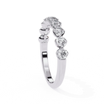 Diamond Band Ring for Women | Graduated Band | Ozziva