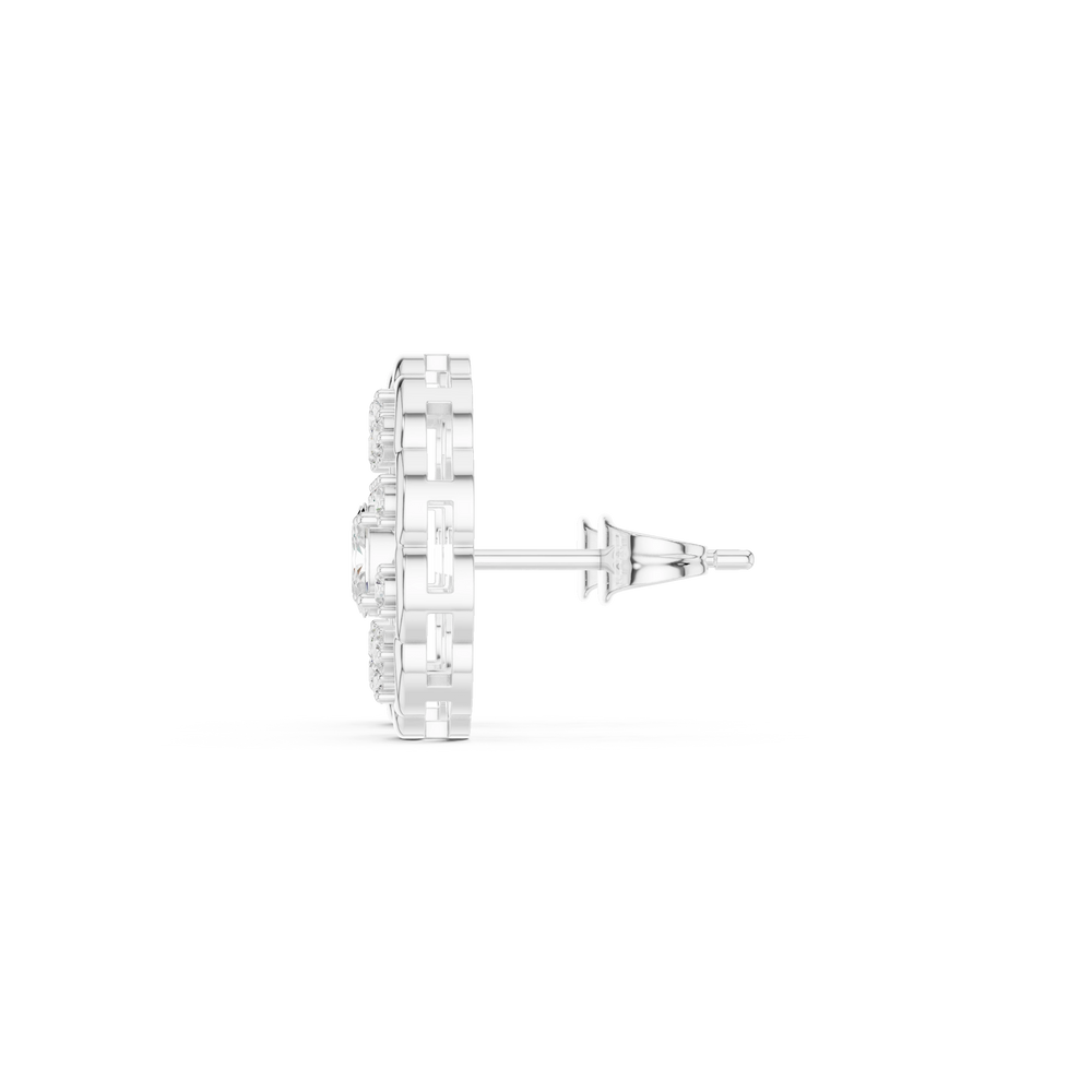 Diamond Stud Earrings | Classic Diamond Stud | Ozziva
