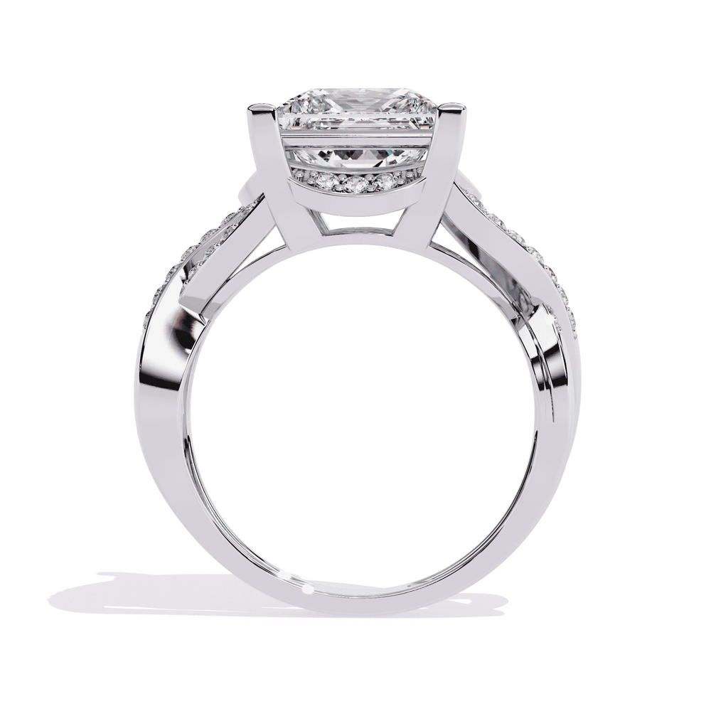 Diamond Ring for Women | Split Shank Ring | Ozziva
