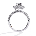 Diamond Ring for Women | Twisted Halo Ring | Ozziva