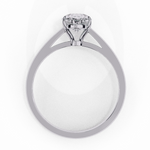 Diamond Engagement Ring | Oval Solitaire | Ozziva