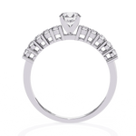 Diamond Ring for Women | Graduated Diamond Ring | Ozziva