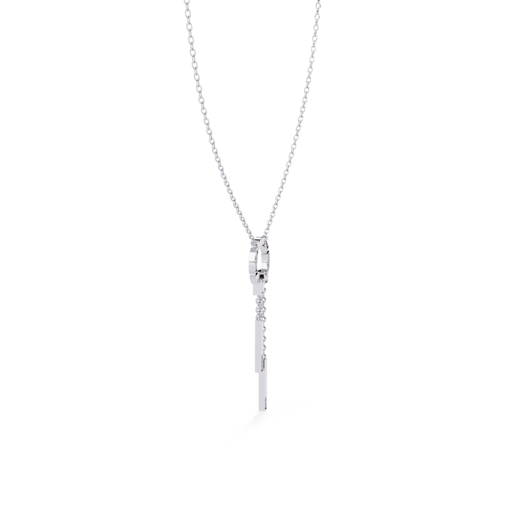 Diamond Necklace for Women | Circle Necklace | Ozziva