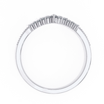Diamond Wedding Band | Crown Diamond Ring | Ozziva
