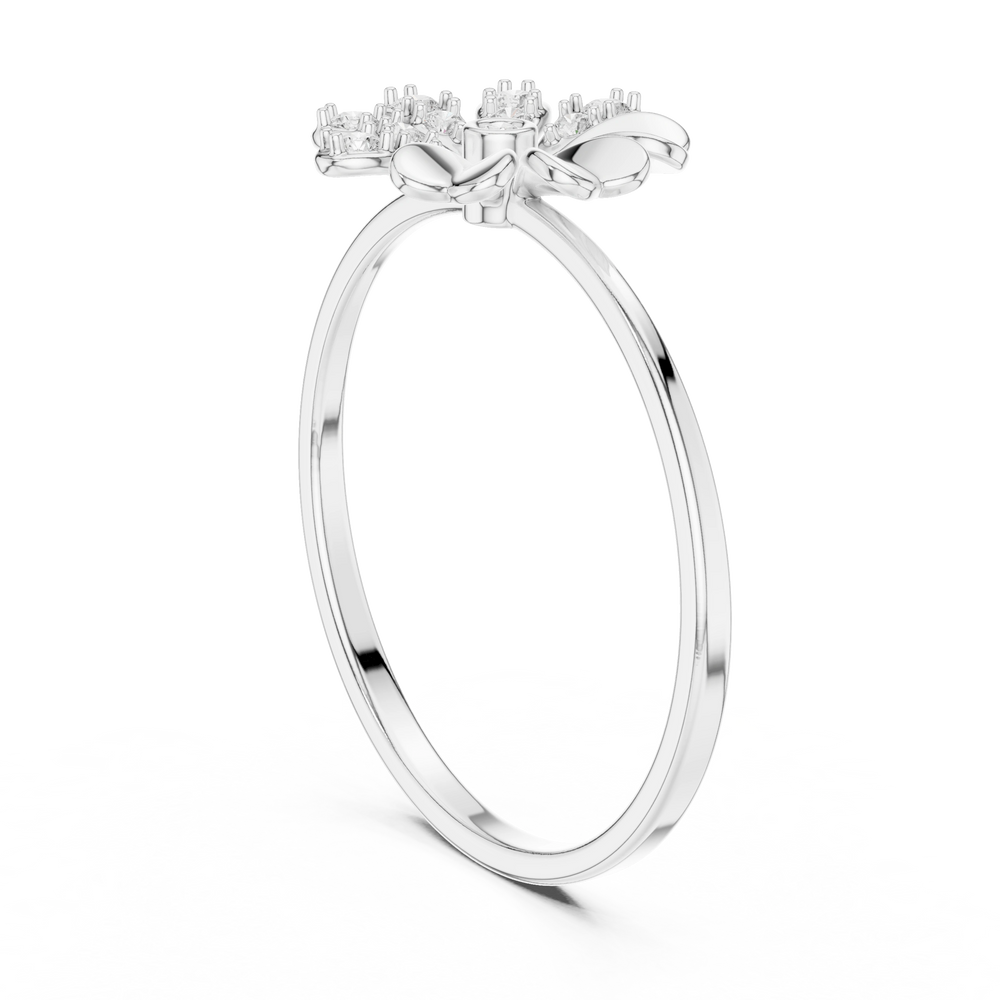 Diamond Ring for Women | Minimal Diamond Ring | Ozziva