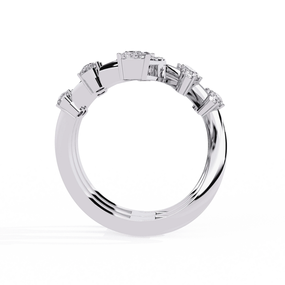 Diamond Ring for Women | Multi Band Ring | Ozziva