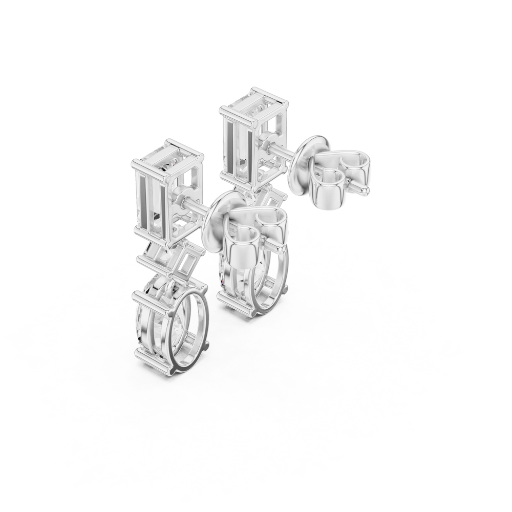 Diamond Stud Earrings | Signature Diamond Studs | Ozziva