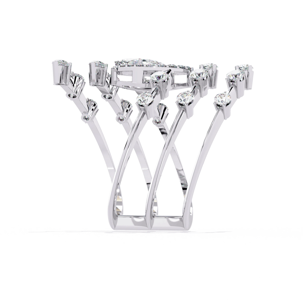 Diamond Ring for Women | Multi Band Ring | Ozziva
