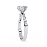 Diamond Engagement Ring | Pavé Ring | Ozziva