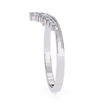 Diamond Wedding Band | Crown Diamond Ring | Ozziva