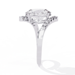 Diamond Ring for Women | Oval Bypass Ring | Ozziva