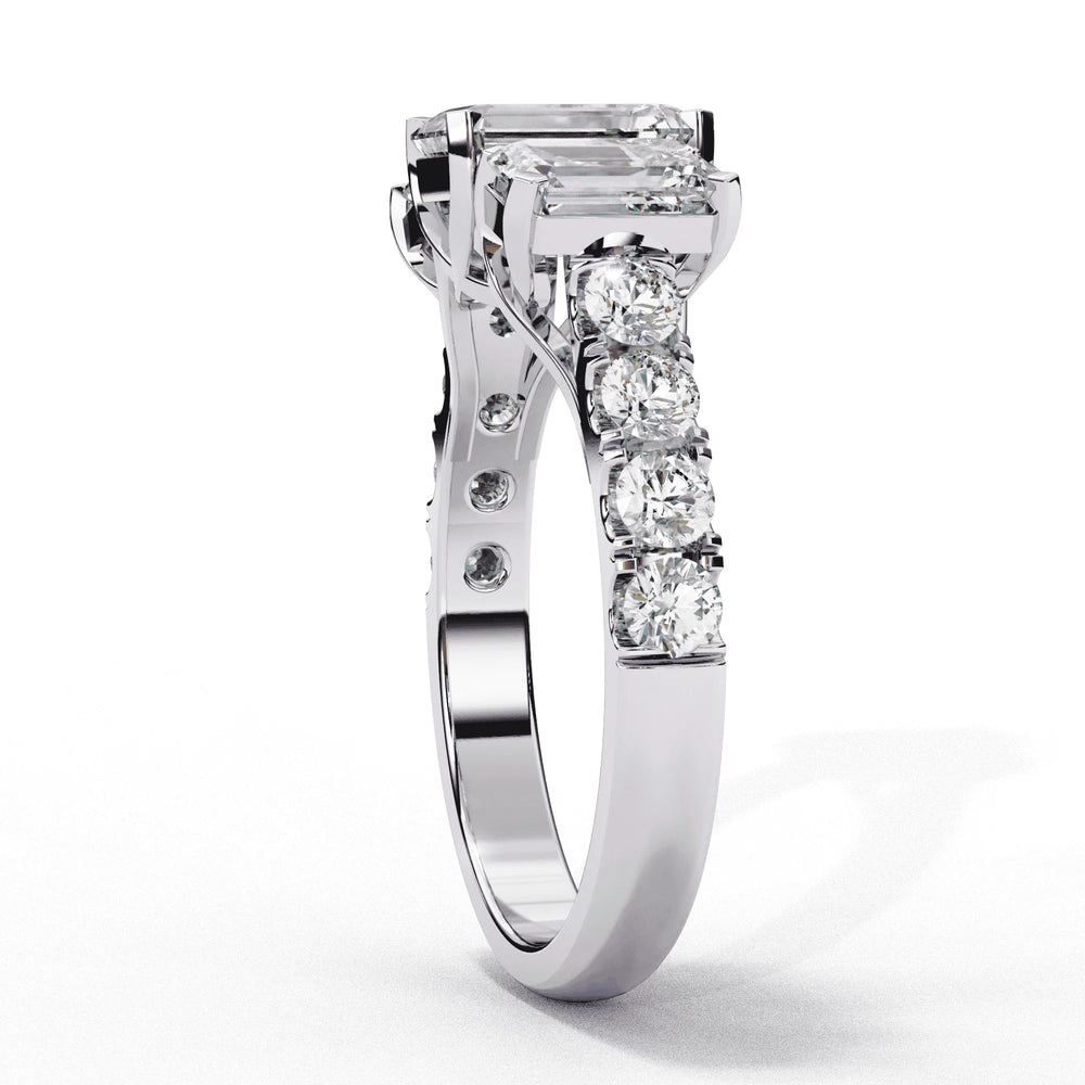 Diamond Ring for Women | Emerald Cut Ring | Ozziva