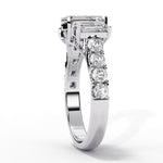 Diamond Ring for Women | Emerald Cut Ring | Ozziva