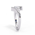 Diamond Ring for Women | Round Bypass Ring | Ozziva