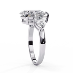 Diamond Engagement Ring | Three Stone Ring | Ozziva