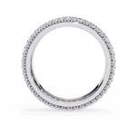 Diamond Eternity Ring | Pavé Dome Band | Ozziva