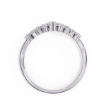 Diamond Wedding Band | Crown Ring | Ozziva