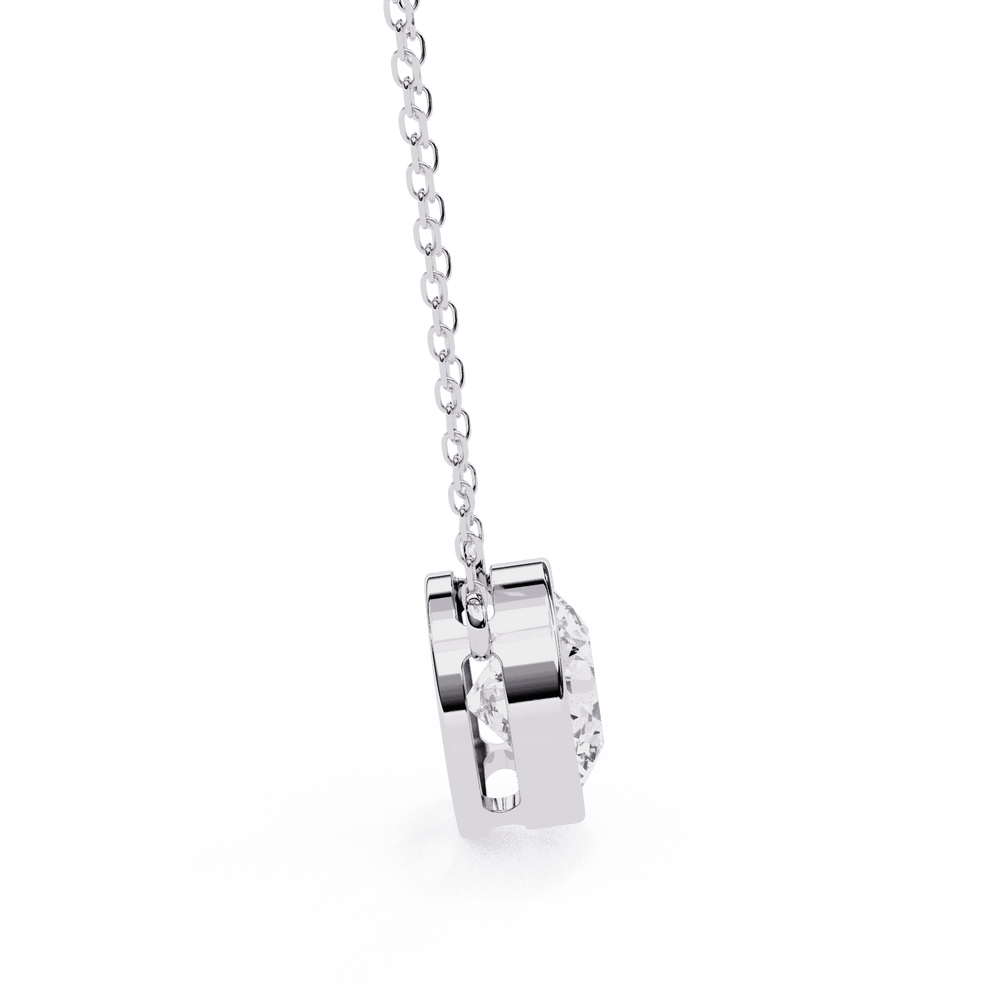 Diamond Pendant for Women | Solitaire Pendant | Ozziva